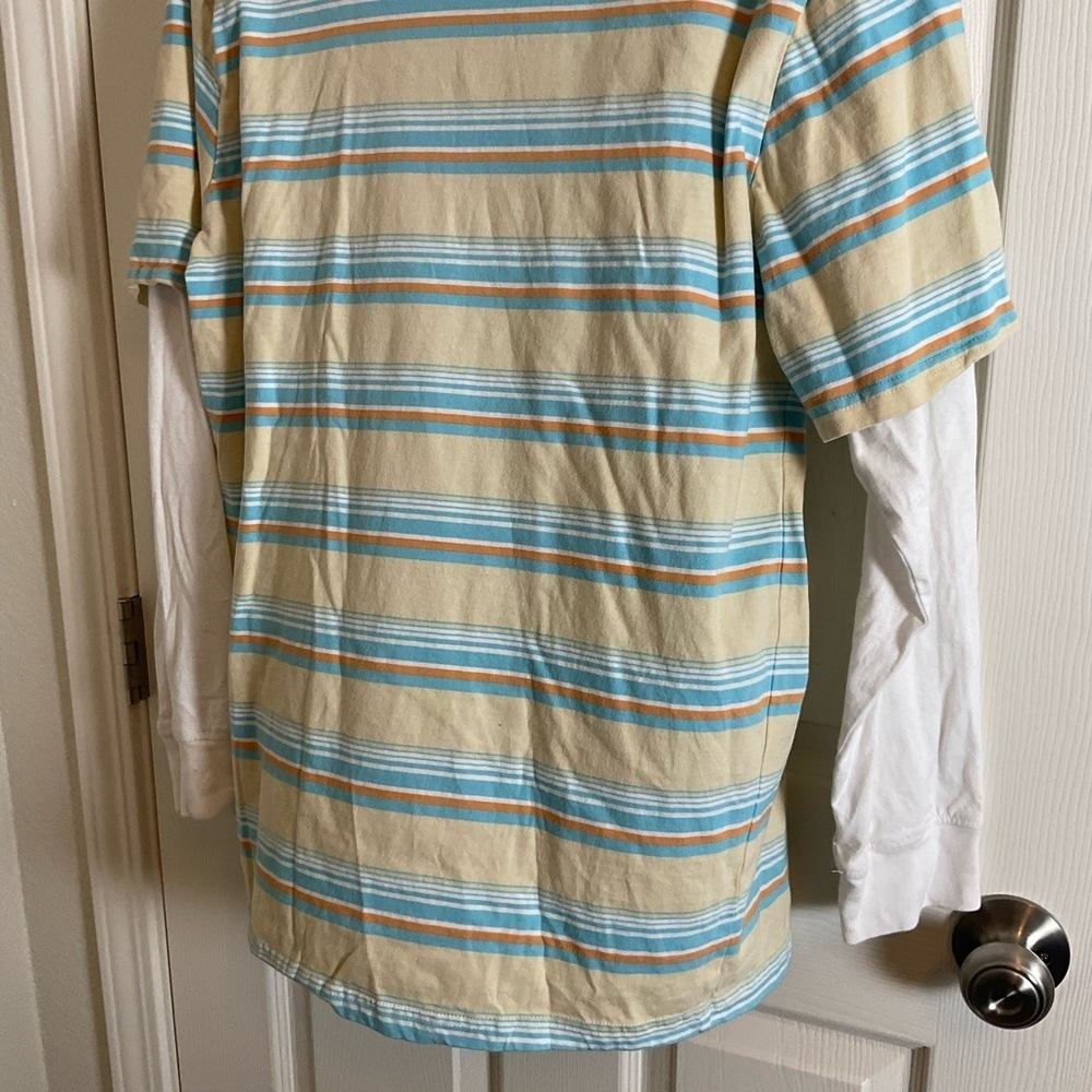 Hello Kitty & Friends Sanrio Kawaii Mart Striped Long Sleeve Tee - Large - Picture 10 of 12